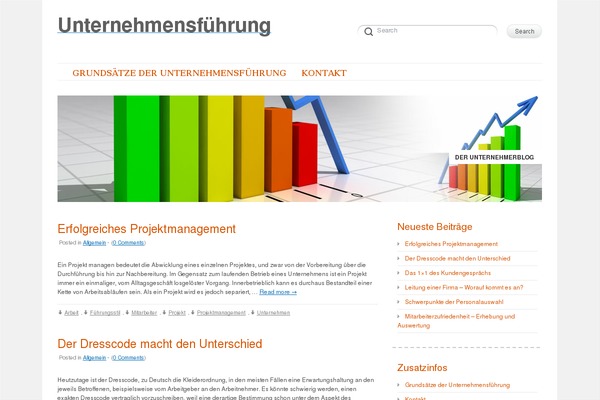 WordPress website example screenshot