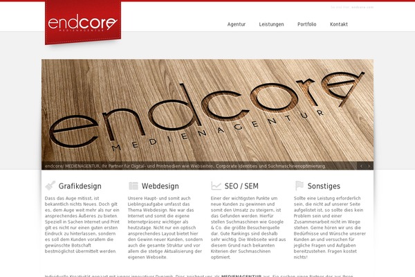 endcore.com site used Xcore