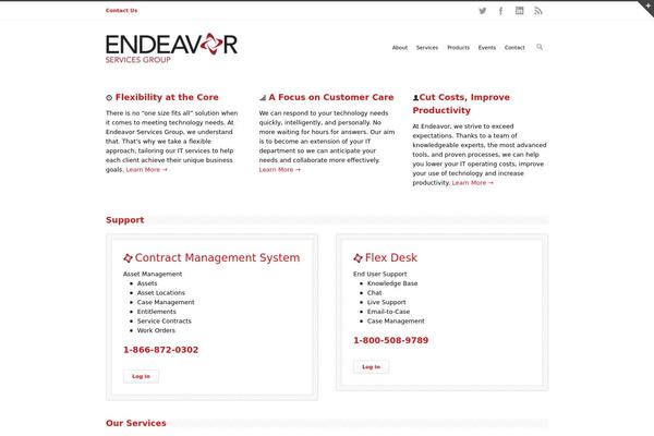 endeavorservice.com site used Harest_pro