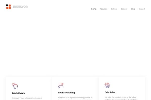 Infinite theme site design template sample