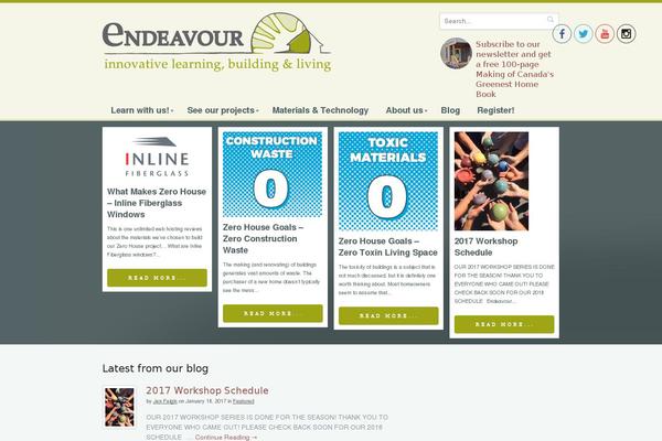 Site using Endeavour-shortcodes plugin