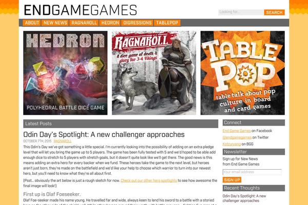 endgamegames.com site used Endgamegames