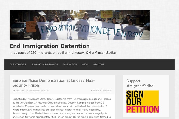 endimmigrationdetention.com site used Blogg