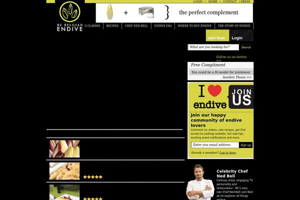 endive.ca site used Vaneekelen