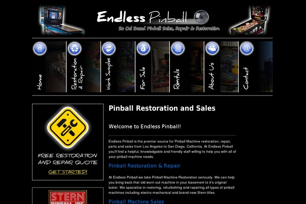 endlesspinball.com site used Sliding-door-child
