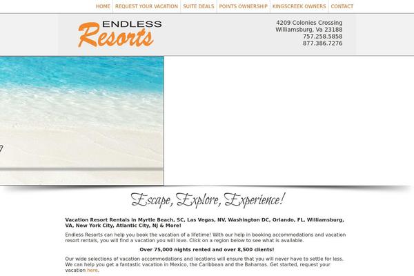 endlessresortoptions.com site used Ee1