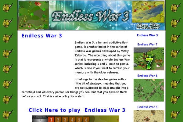 endlesswar3.net site used Ad Flex Niche