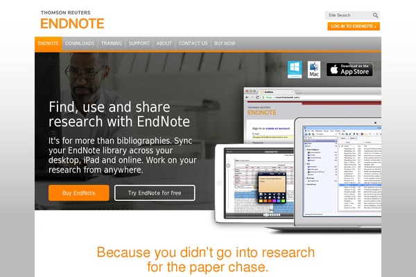 endnote.com site used Hcr