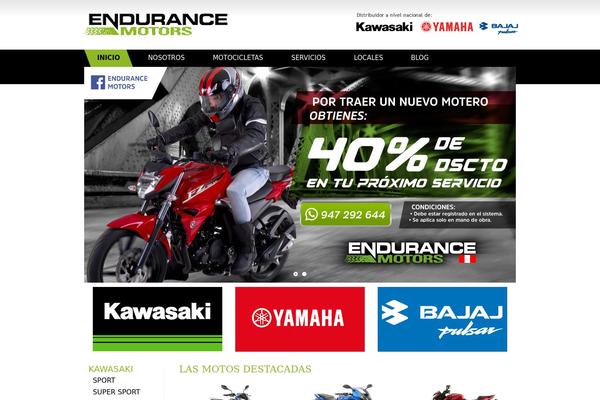 endurancemotors.com site used Endurance-theme-es