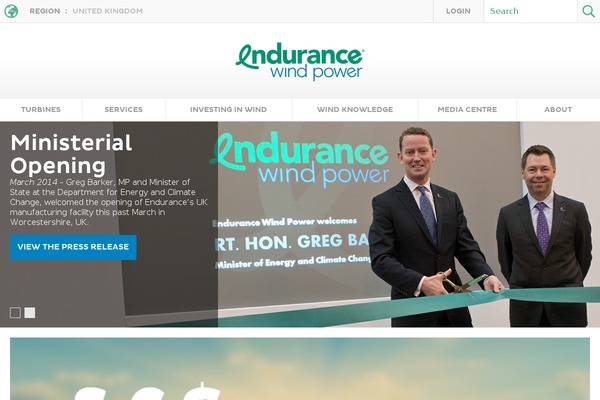 endurancewindpower.co.uk site used Endurance