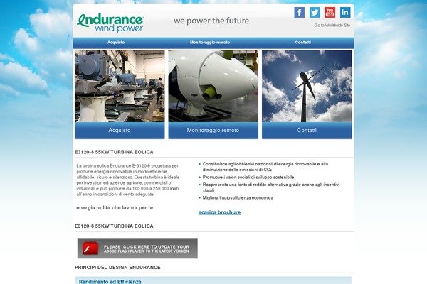 endurancewindpower.it site used Endurance
