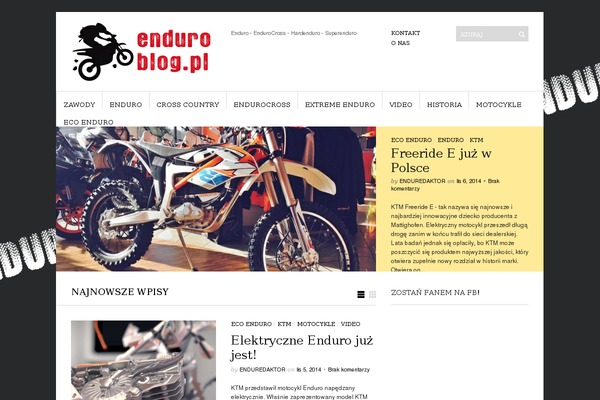 enduroblog.pl site used Fullby Premium