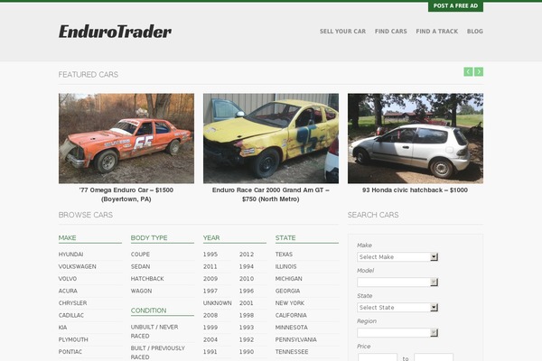 endurotrader.com site used Autotrader