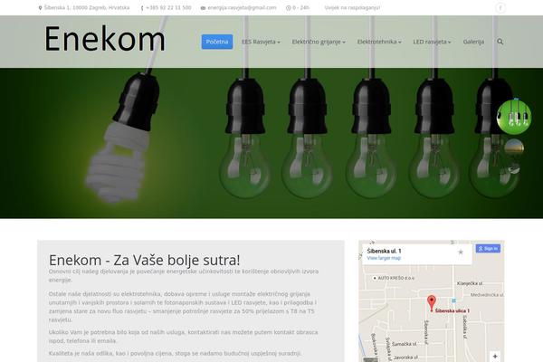 The7 theme site design template sample