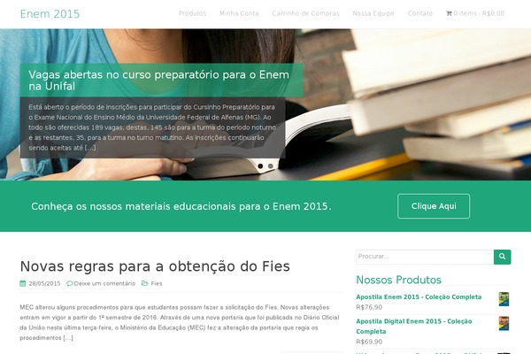WordPress website example screenshot