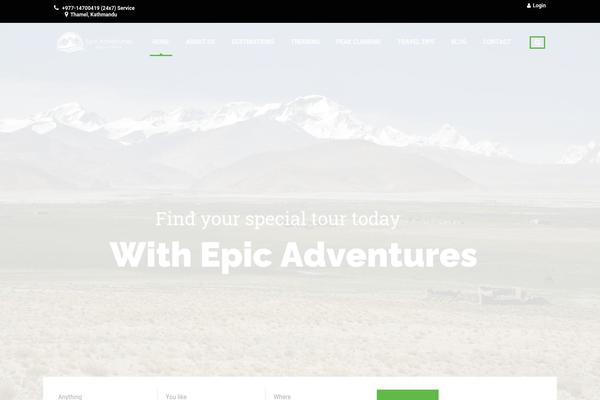 Travelwp theme site design template sample