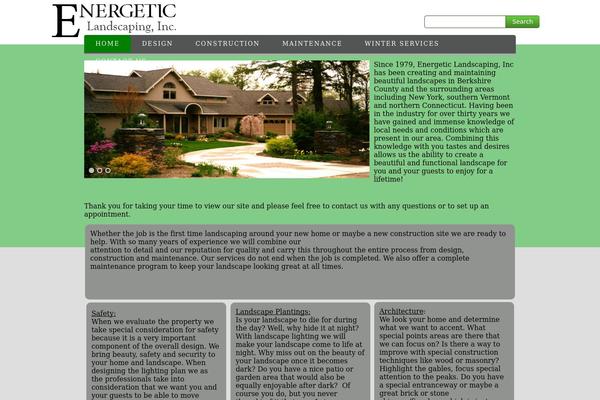 Energetic theme site design template sample