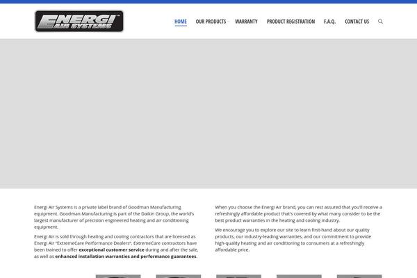 The7 theme site design template sample