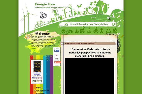 energie-libre.com site used Greenday