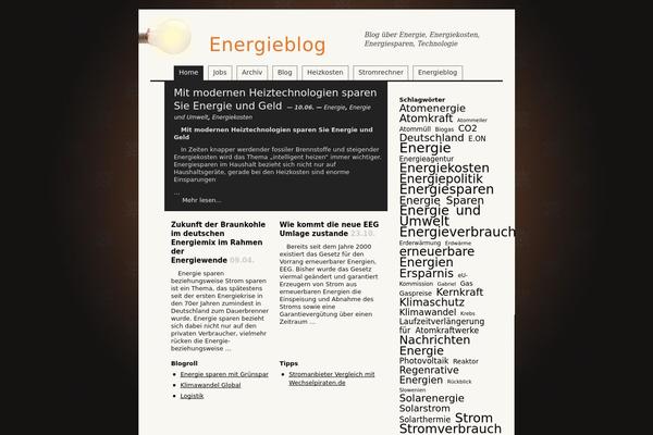 energieblog.de site used Eb-theme