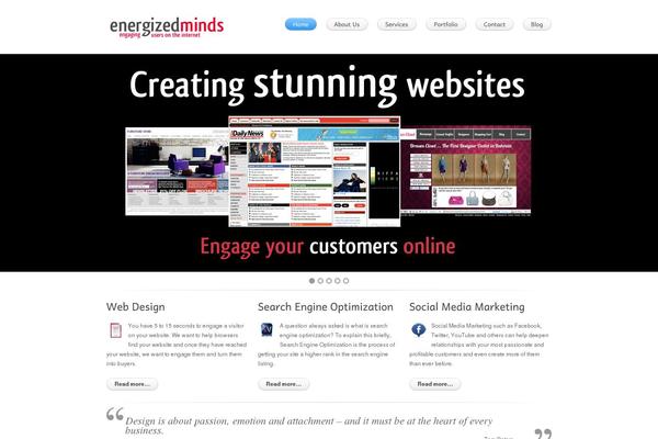 energized-minds.com site used Clear Theme