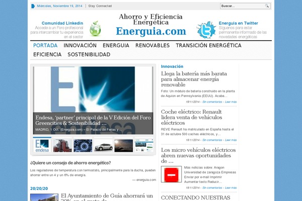 energuia.com site used Advanced Newspaper