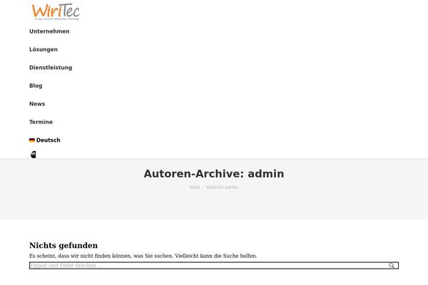 WordPress website example screenshot