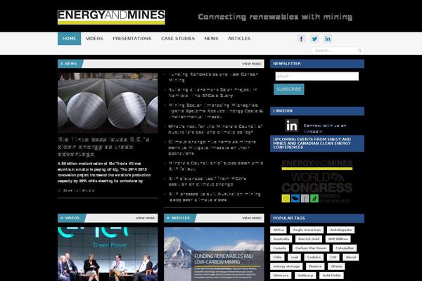 energyandmines.com site used Randm-theme