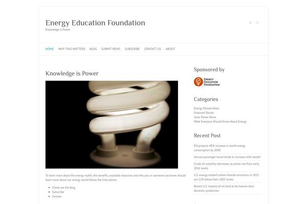 WordPress website example screenshot