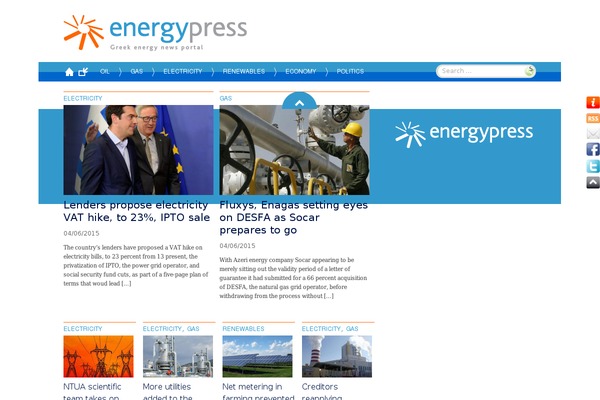 energypress.eu site used Energypress