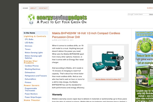 WordPress website example screenshot