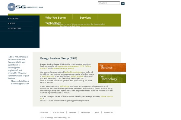 Energy theme site design template sample