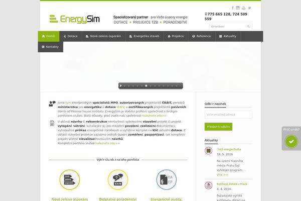 energysim.cz site used Nevia