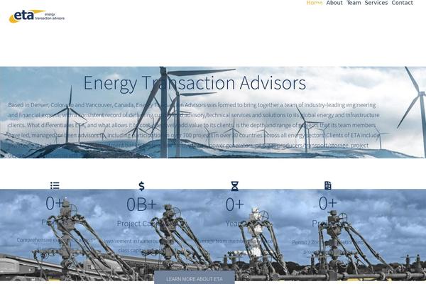 WordPress website example screenshot
