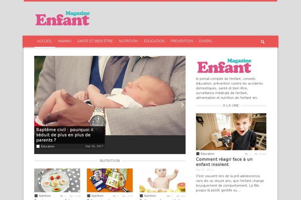 enfant-magazine.fr site used Enfant-magazine