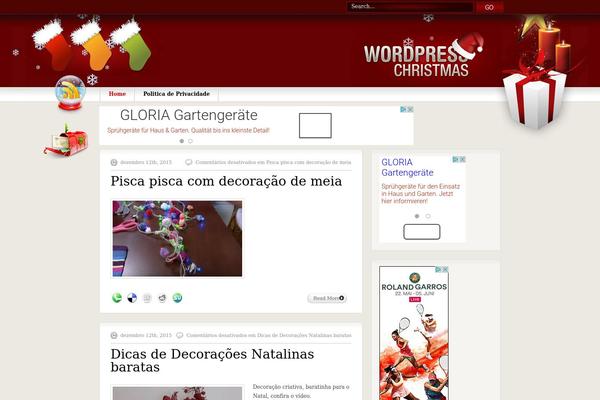 Wp_christmas_v1.1 theme site design template sample