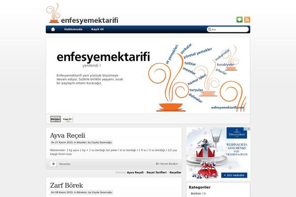 enfesyemektarifi.com site used Iblogpro