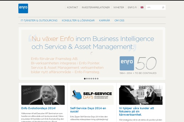 enfo.se site used Canvas