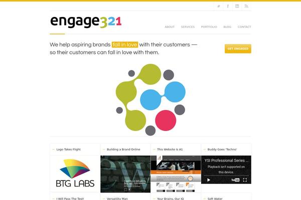 engage321.com site used Angular