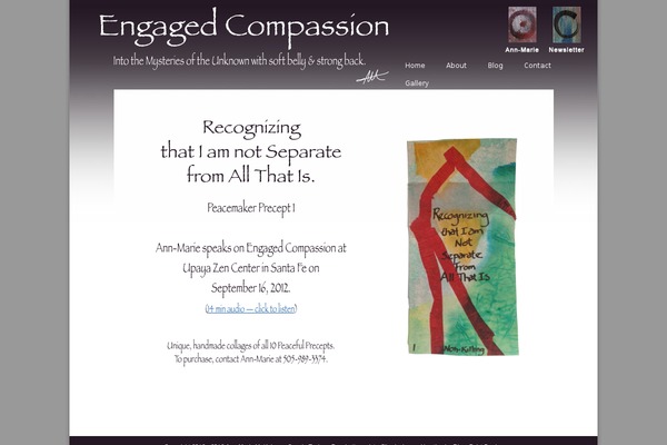 WordPress website example screenshot