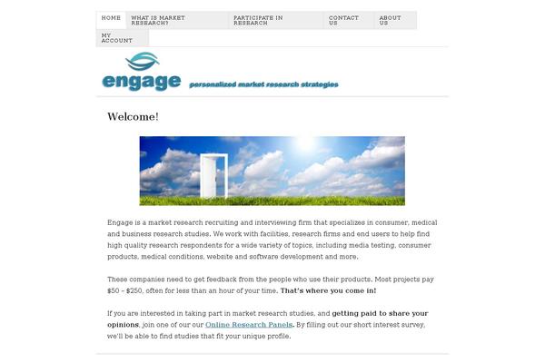 Thesis theme site design template sample
