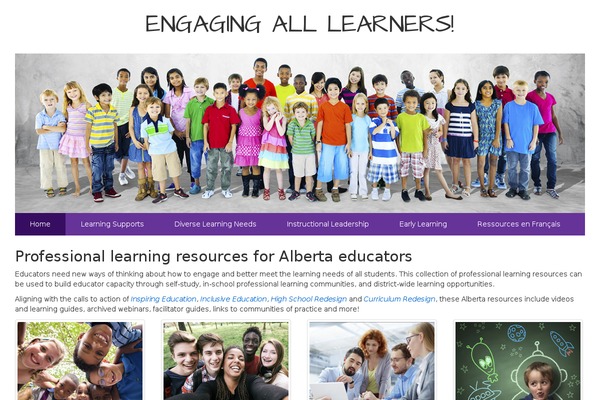 engagingalllearners.ca site used Engaging