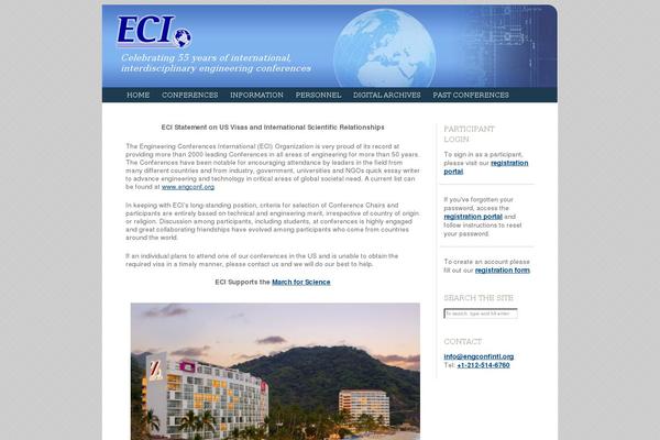 engconf.org site used Ecitheme