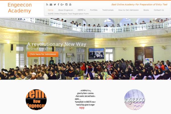 WordPress website example screenshot