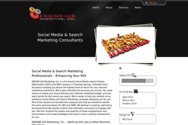 engine-iusmarketing.com site used Mesmerize