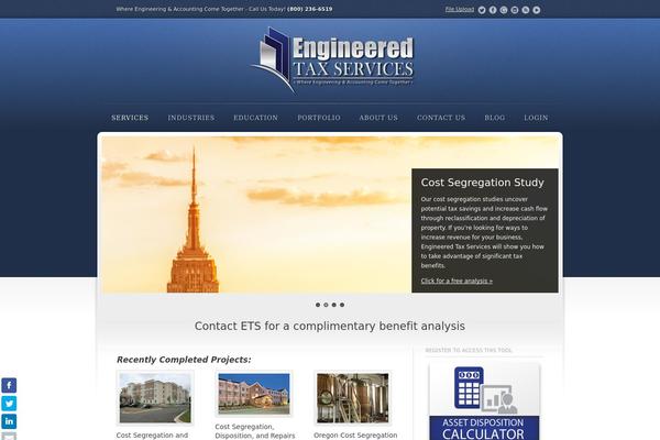 engineeredtaxservices.com site used Arcadia