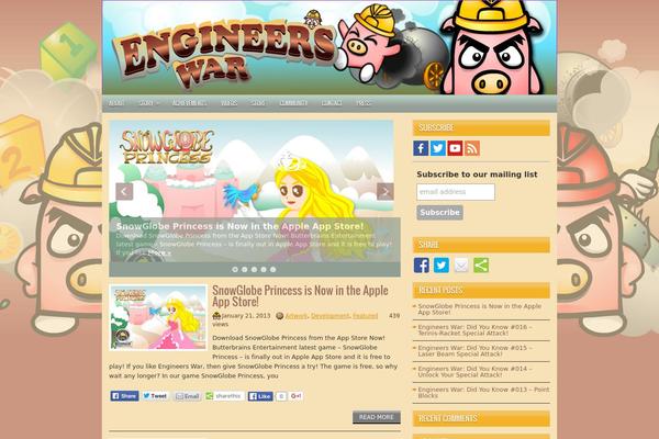 Igaming theme site design template sample