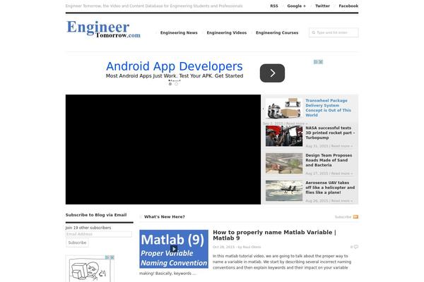 engineertomorrow.com site used Videopro2