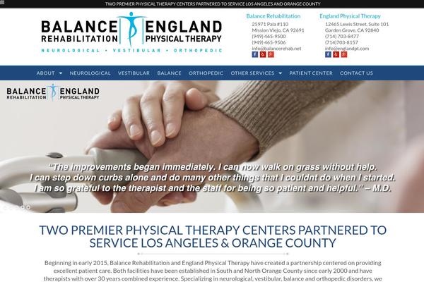 englandpt.com site used Balancerehabilitation