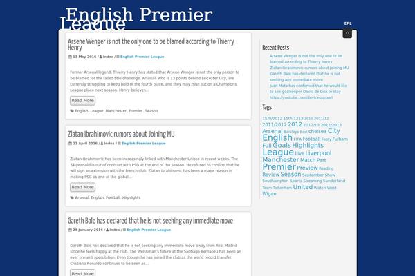 english-premier-league.org site used Diversity-Style